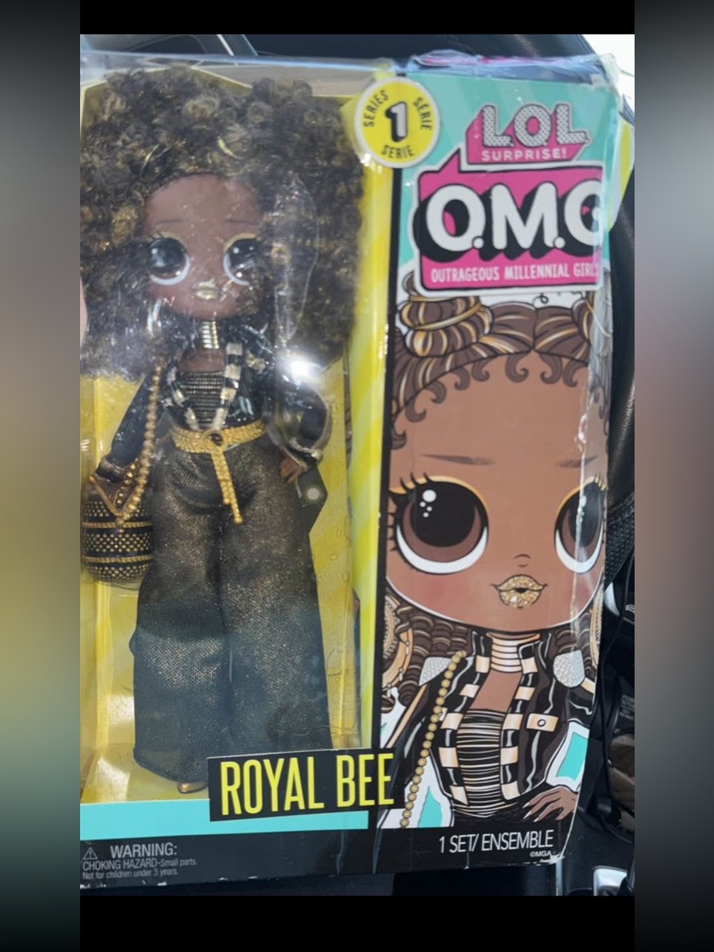 L.O.L. Surprise! Dolls Box Art - Pink, Yellow, Black, Gold Accents